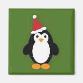 Santa Penguin Magnet (Vorne)