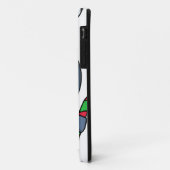 Santa Penguin mit Candy Cane Case-Mate iPhone Hülle (Hinten/Links)
