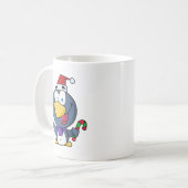 Santa Penguin mit Candy Cane Kaffeetasse (Vorderseite Links)