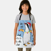 Santa Penguin Schürze (Insitu)