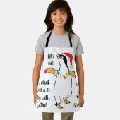 Santa Penguin Schürze (Insitu)