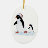 Santa Penguins Ornament (Vorne)