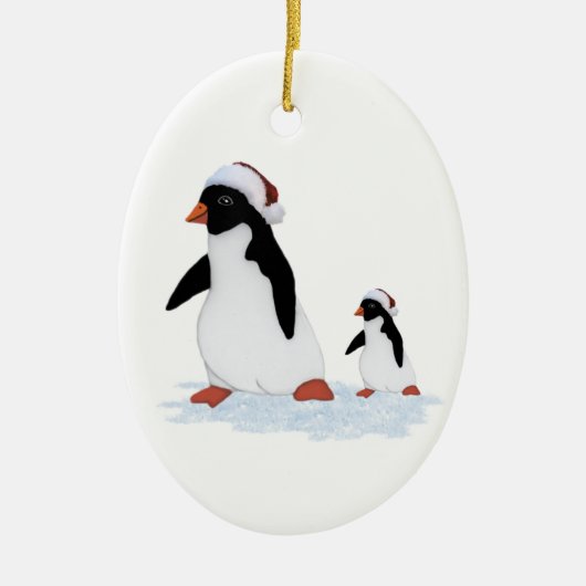 Santa Penguins Ornament (Vorne)