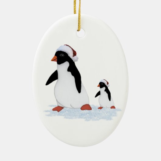 Santa Penguins Ornament (Hinten)
