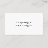 Santa Personalisierte Verschlusskarte Begleitkarte (Rückseite)