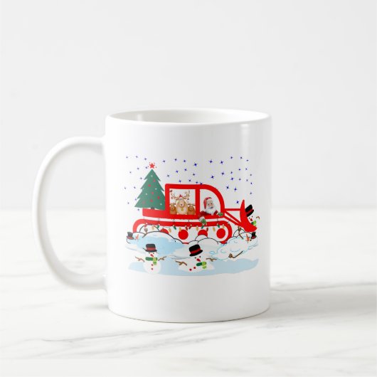 Santa Pflügge Snowmen Kaffeetasse (Links)