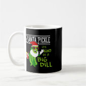 Santa Pickle Weihnachten im Juli  Kaffeetasse (Links)