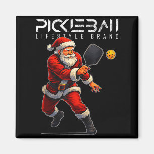 Santa Pickleball schwingendes Paddle Weihnachten U Magnet