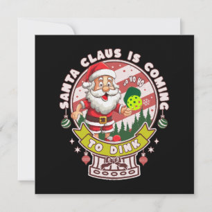 Santa Pickleball Weihnachten, Lustiger Santa