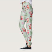 Santa Pig Gifts Muster Leggings (Links)