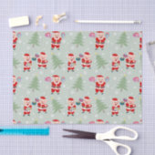 Santa Pig Gifts Muster Seidenpapier (Handwerk)