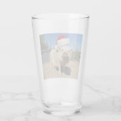 Santa Pig Glass Glas (Rückseite)