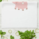 Santa Pig Küchentuch (Gefaltet)
