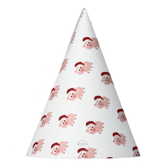 Santa Pig Partyhütchen (Links)