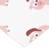 Santa Pig Tischdecke (Schrägansicht)