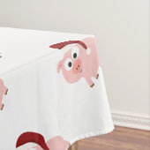 Santa Pig Tischdecke (Beispiel)