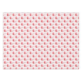 Santa Pink Flamingo Weihnachtsfeiertag Muster Tischdecke (Vorderseite (Horizontal))