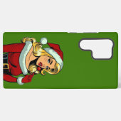 Santa Pinup: Pop Samsung Galaxy Hülle (Rückseite (Horizontal))