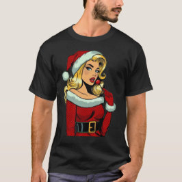 Santa Pinup: Pop T-Shirt
