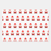 Santa Pixel Art 1 Geschenkpapier Set (Vorderseite)