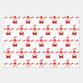 Santa Pixel Art Geschenkpapier Set (Vorderseite 3)