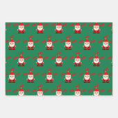 Santa Pixel Art Geschenkpapier Set (Vorderseite 3)