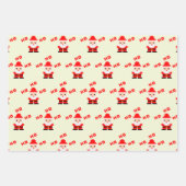 Santa Pixel Art Geschenkpapier Set (Vorderseite 2)