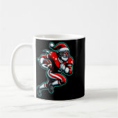 Santa Playing American Football Christmas Women Me Kaffeetasse (Links)