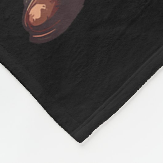 Santa Playing Banjo Funny Banjo Player Bluegr Chri Fleecedecke (Ecke)