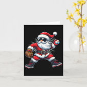 Santa Playing Baseball As Tcher Boys Kids Teens Ch Karte (Gelbe Blume)