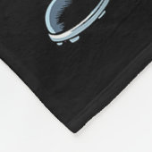 Santa Playing Baseball Funny Holiday Christmas Xma Fleecedecke (Ecke)