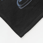 Santa Playing Cello Funny Holiday Chrismas Xmas Pa Fleecedecke (Ecke)