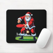 Santa Playing Disc Golf Funny Holiday Christmas Xm Mousepad (Mit Mouse)
