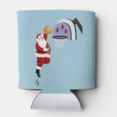 Santa Playing Dosenkühler (Rückseite)