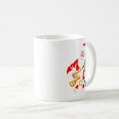 Santa Playing Guitar Rock Xmas Vibes Funny Christm Kaffeetasse (VorderseiteRechts)