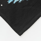 Santa Playing Ice Hockey Xmas Funny Christmas Hock Fleecedecke (Ecke)