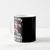 Santa Playing Soccer Srt, This Is My Christmas Paj Kaffeetasse (Vorderseite Links)