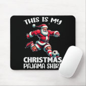 Santa Playing Soccer Srt, This Is My Christmas Paj Mousepad (Mit Mouse)