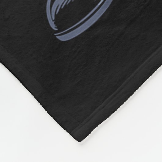 Santa Playing Trombone Funny Holiday Chrismas Xmas Fleecedecke (Ecke)