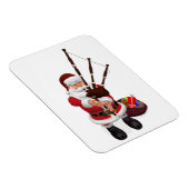 Santa Plays Bagpipe Magnet (Rechte Seite)