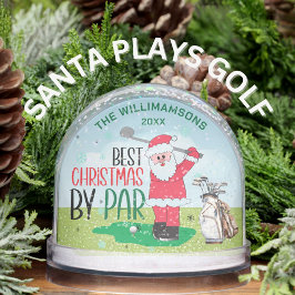 SANTA PLAYS GOLF BEST CHRISTMAS BY PAR NAME YEAR  SCHNEEKUGELN