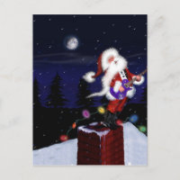 Santa Plays Guitar