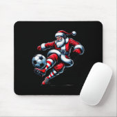 Santa Plays Soccer Christmas Srts Women Men Kids Mousepad (Mit Mouse)