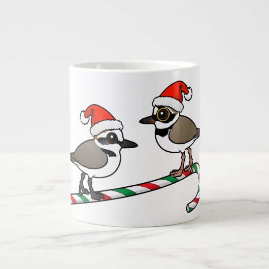 Santa Plovers Jumbo-Tasse (Vorderseite)