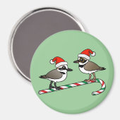Santa Plovers Magnet (Vorderseite/Rückseite)