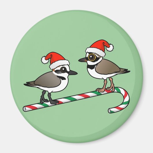 Santa Plovers Magnet (Vorne)