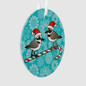 Santa Plovers Ornament (Vorderseite)