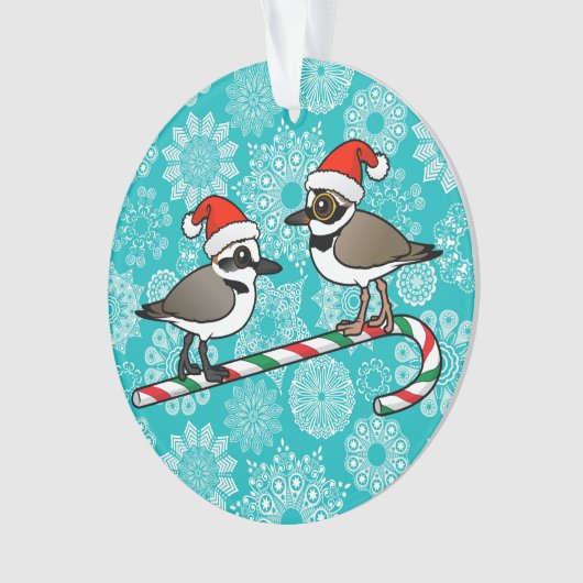 Santa Plovers Ornament (Vorderseite)