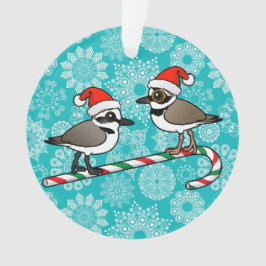 Santa Plovers Ornament