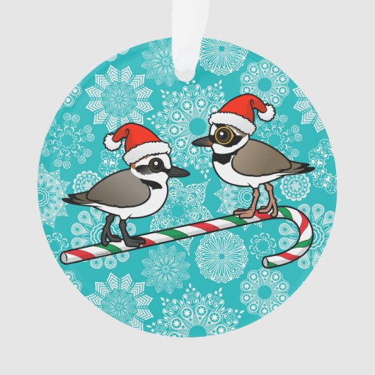 Santa Plovers Ornament (Vorderseite)